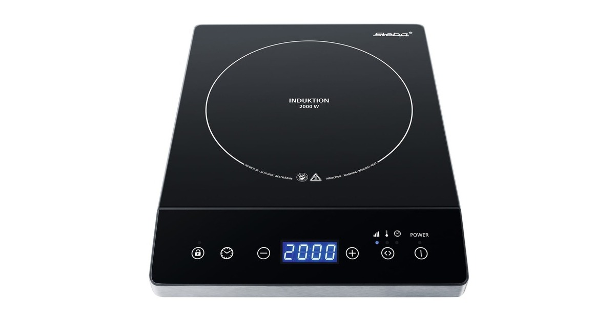 StebaInductiekookplaat IK 75  (Zwart/roestvrij staal)