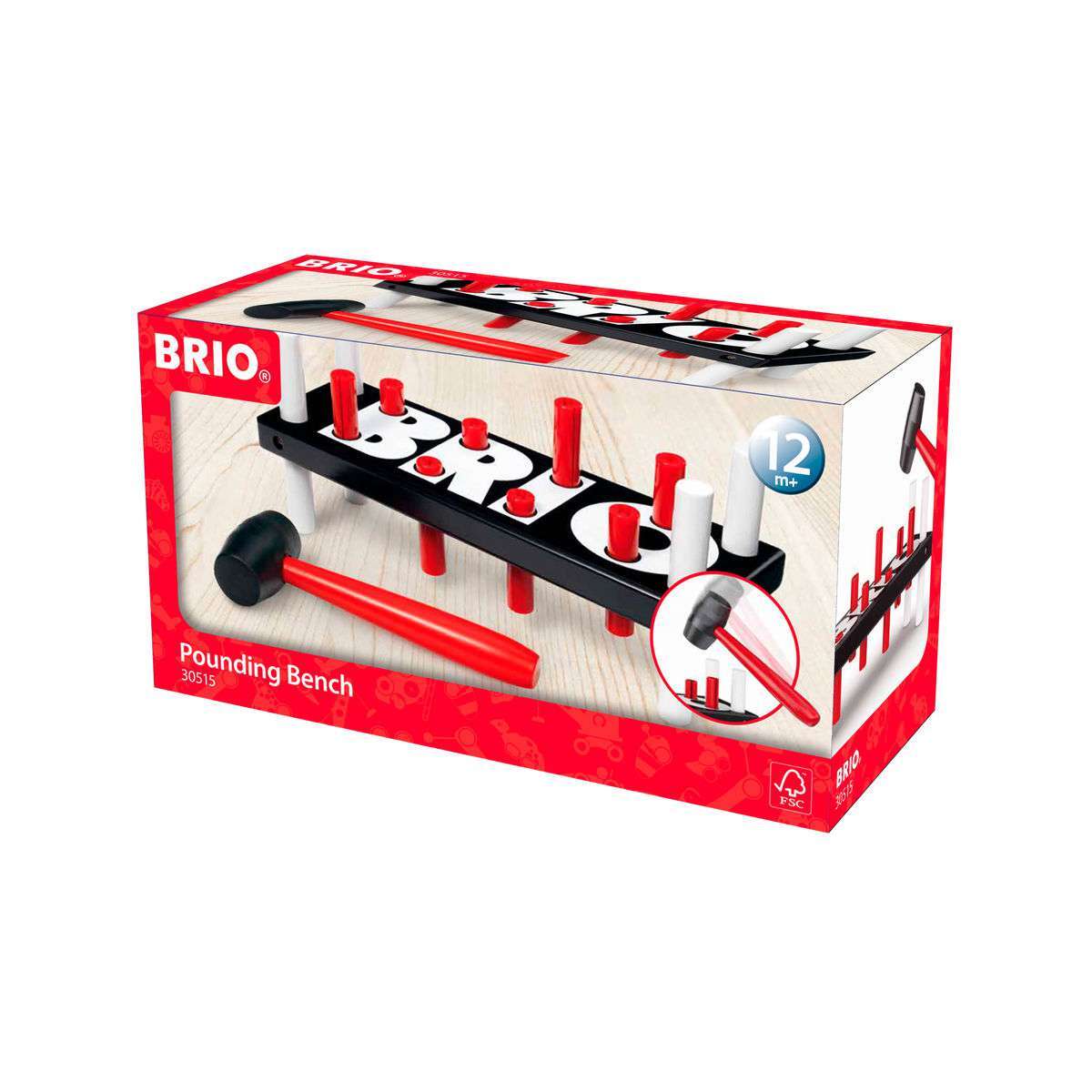 BRIO Spiel Schwarze Klopfbank