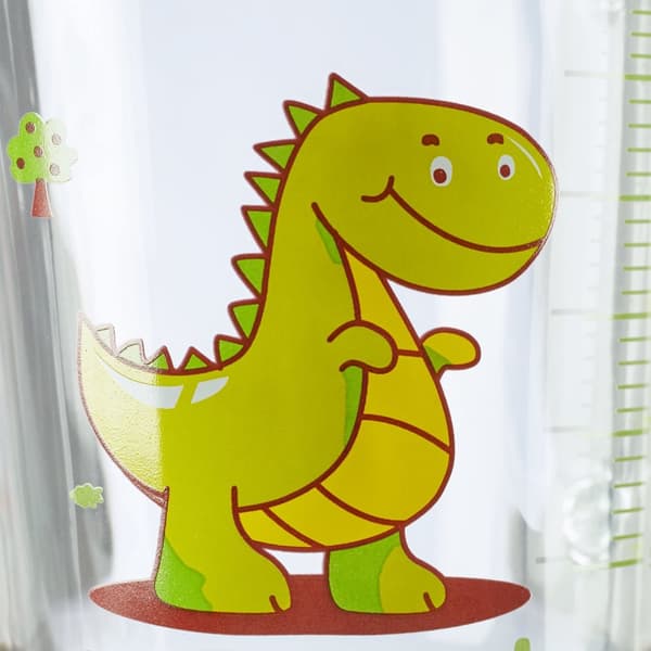 Drikkeglass Kids Dino sett med 2