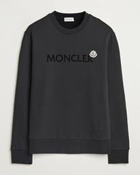 Moncler Lettering Logo Sweatshirt Navy