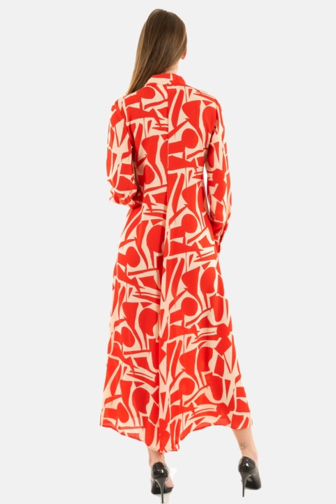 Robe only helena flame scarlet