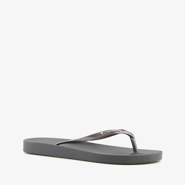 Copacabana dames teenslippers grijs