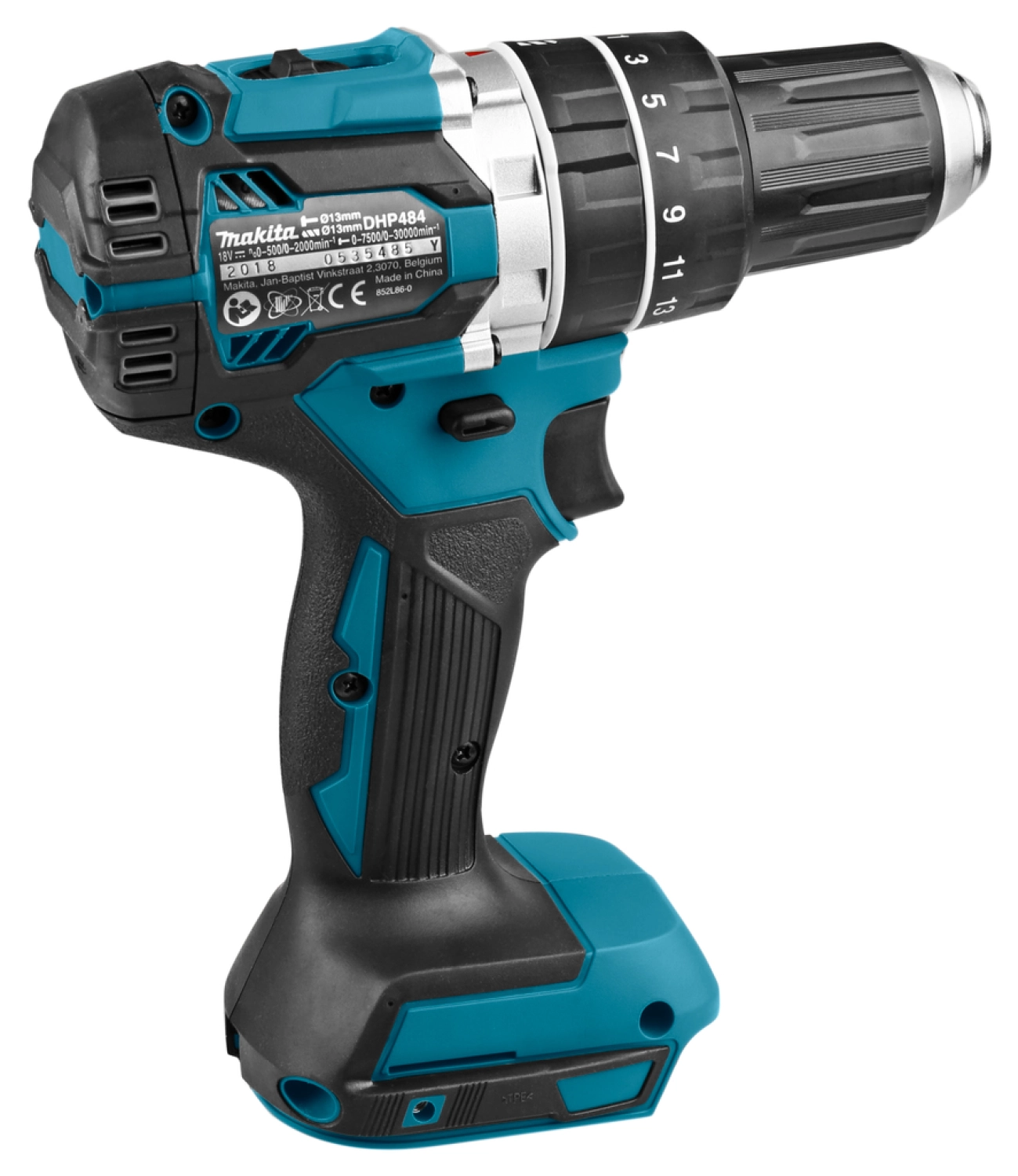 Makita DHP484ZJ 18V Li-Ion accu klopboor- /schroefmachine body in Mbox - koolborstelloos