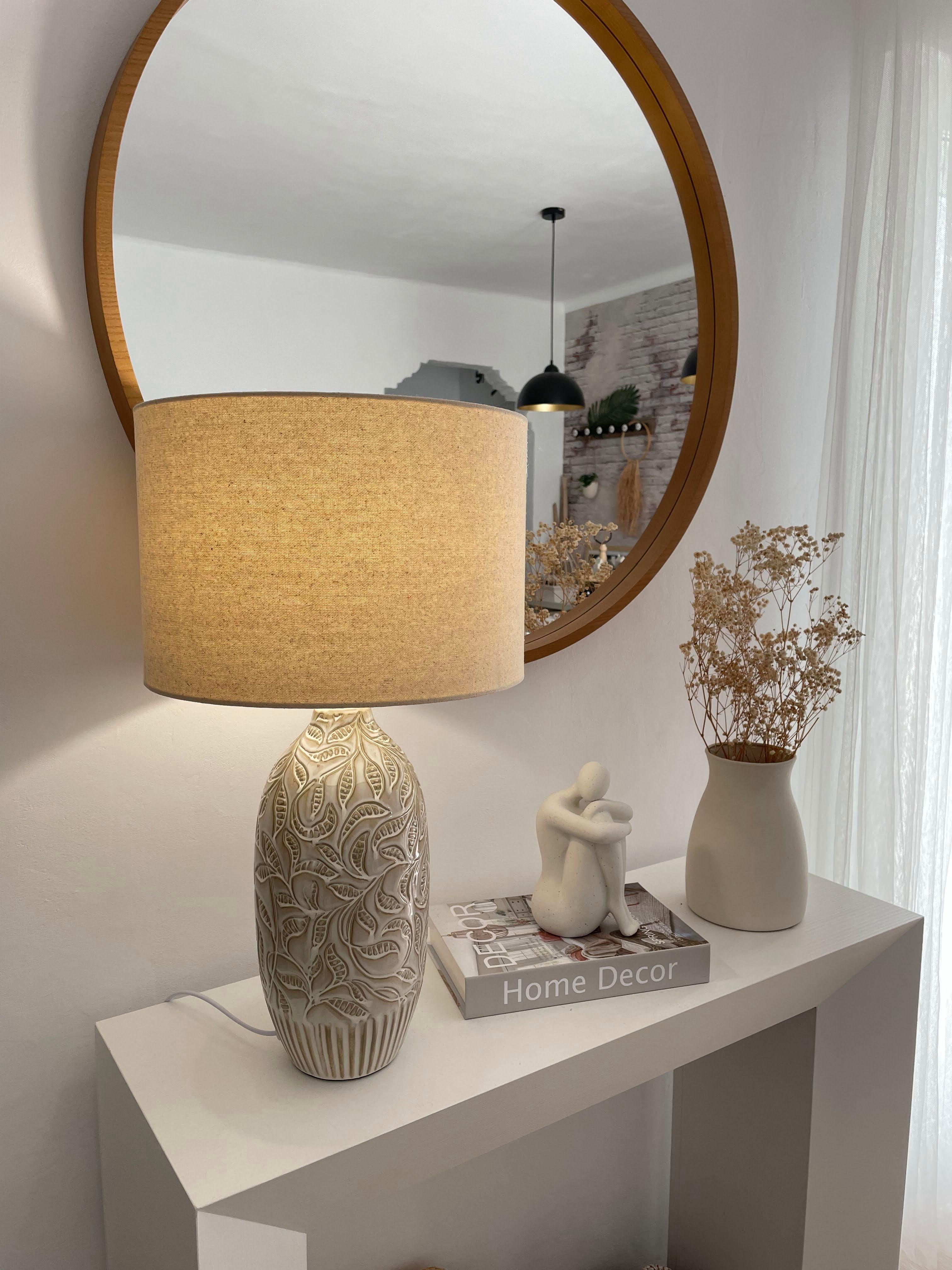 Tafellamp SALZA Keramiek Beige