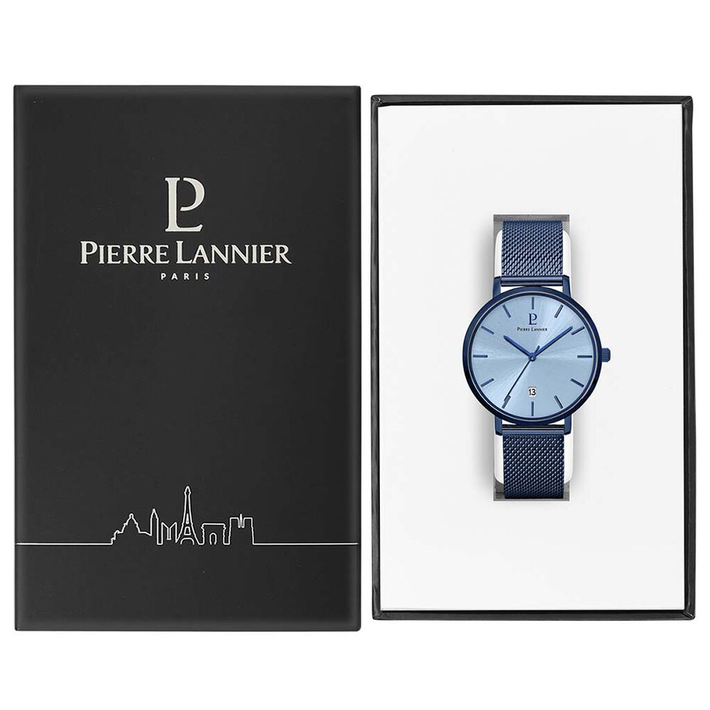 Montre Pierre Lannier Echo Bleu