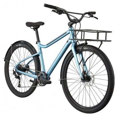Vélo de Ville Fitness Cannondale Treadwell EQ Shimano Altus 9V 650b Bleu Alpine
