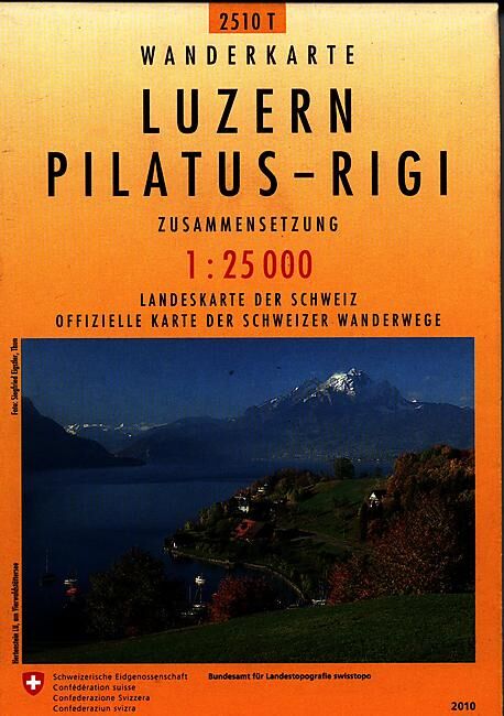 BUNDESAMT - 2510T LUZERN PILATUS RIGI ECHELLE 1 25 000