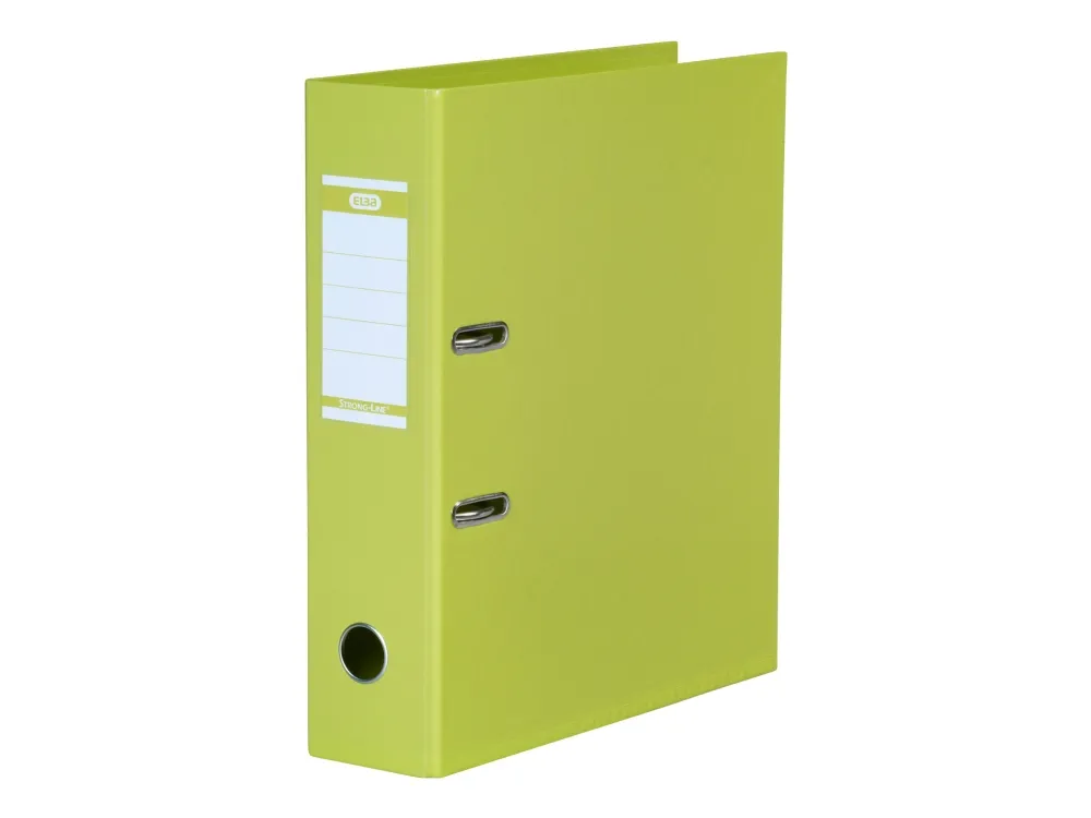 Brevordner Elba Strong-line, A4, 8 cm, lime