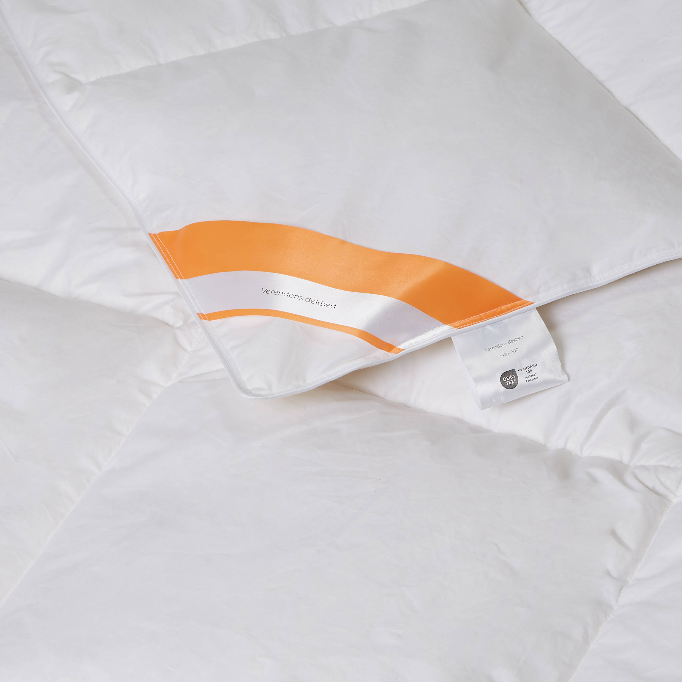 W eendenveren enkeldekbed - 10% dons/90% veren