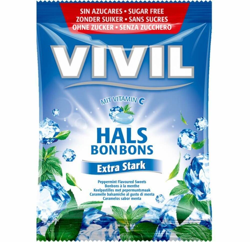 Vivil drops Hals ekstra sterk