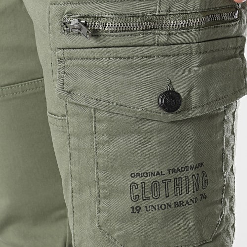 Pantalon Cargo Slim Danakil P7051M Vert Kaki
