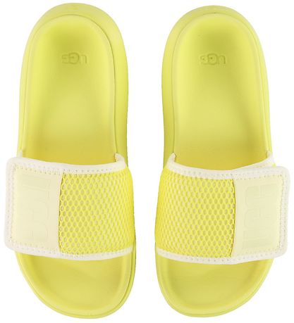 UGG Badesandalen - LA Light Slide - Gelb/Weiß
