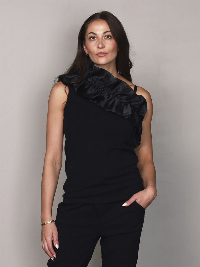 NÜ Denmark Xyrienne Top knit Black mix