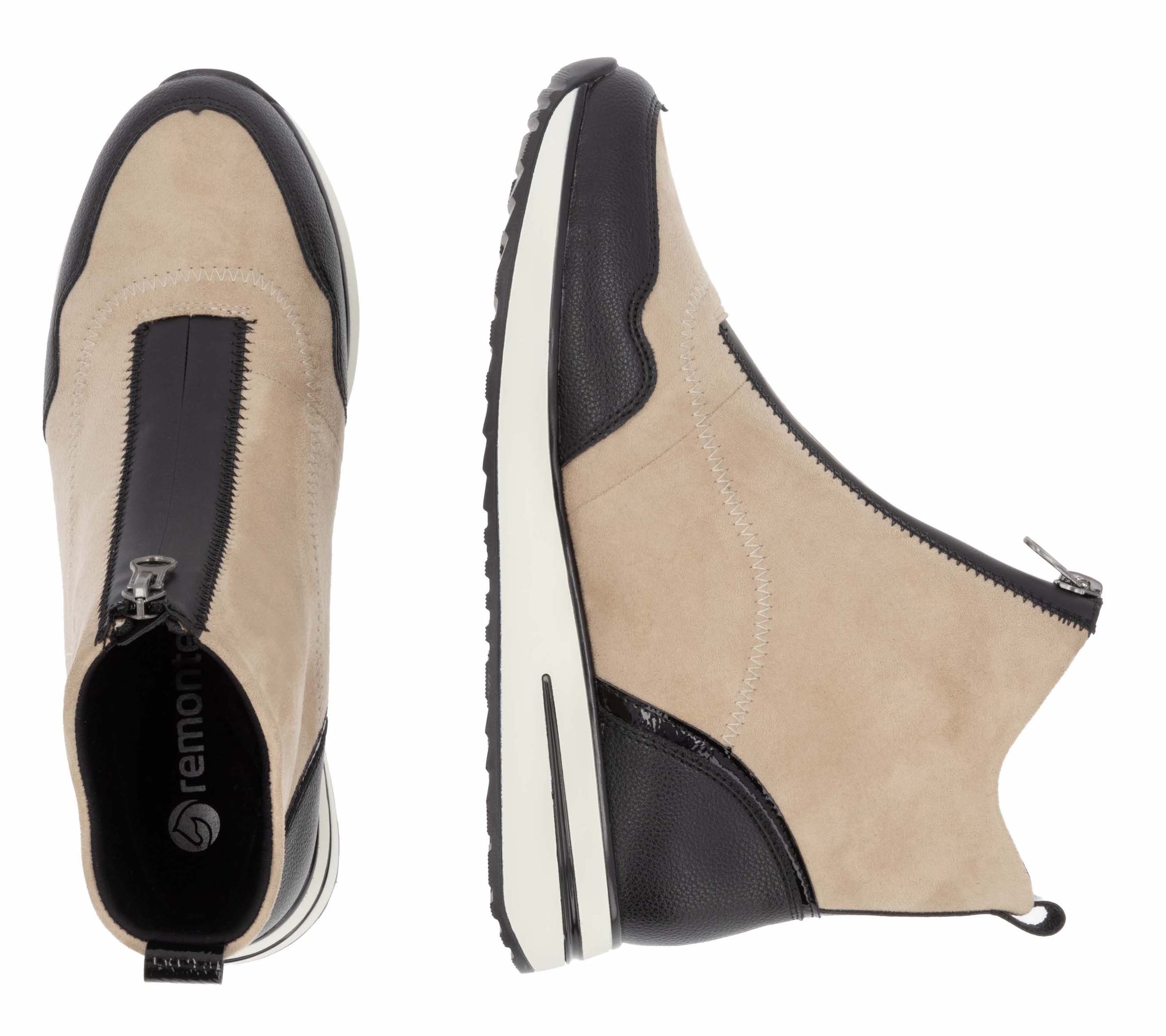 Remonte Slip-On Sneaker  , Keilabsatz, Boots, Stiefelette mit praktischer Anziehlasche