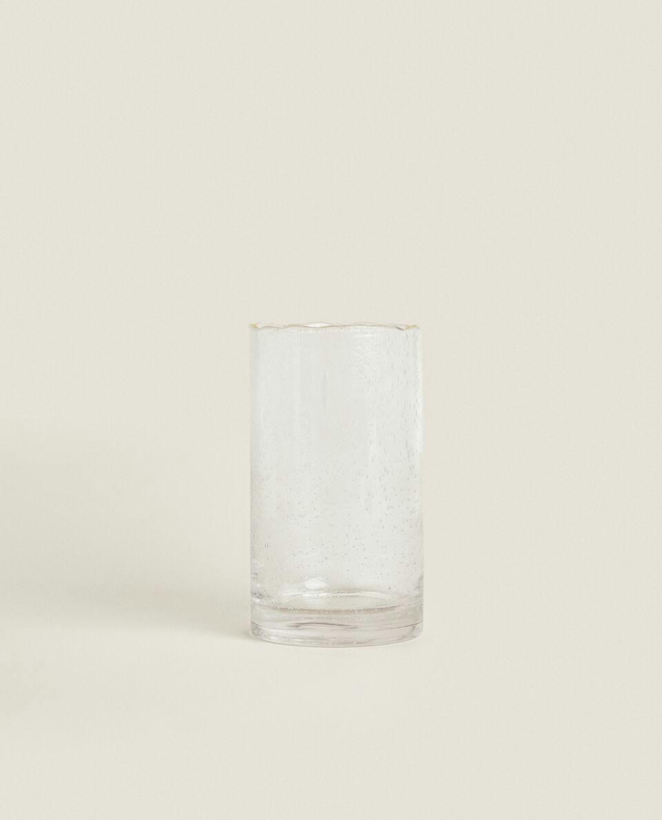 VASO COM BORDA DOURADA