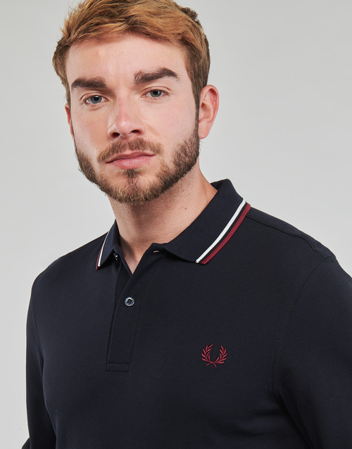 Fred Perry - LS TWIN TIPPED SHIRT - Marine