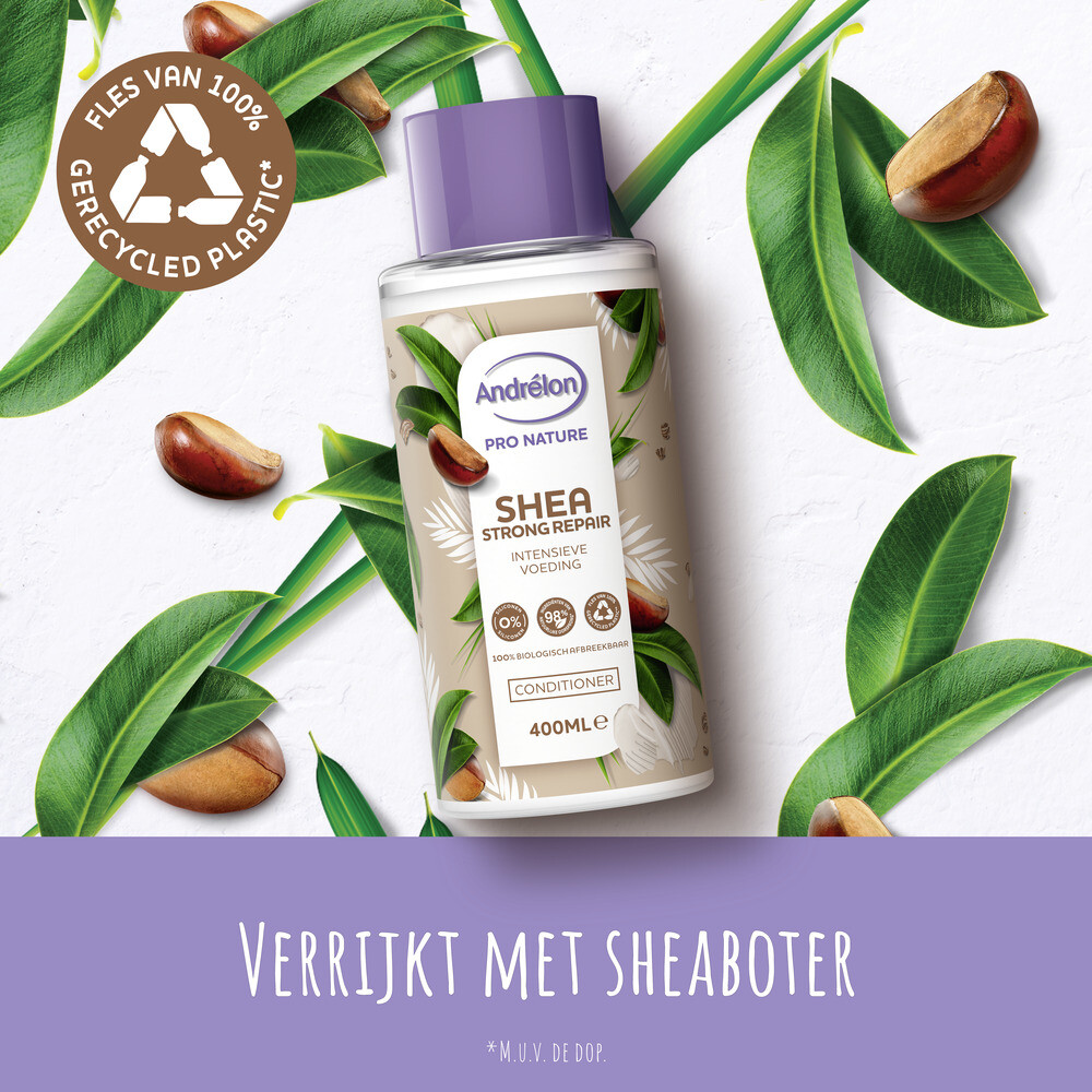 6x Andrelon Conditioner Shea Strong Repair400 ml