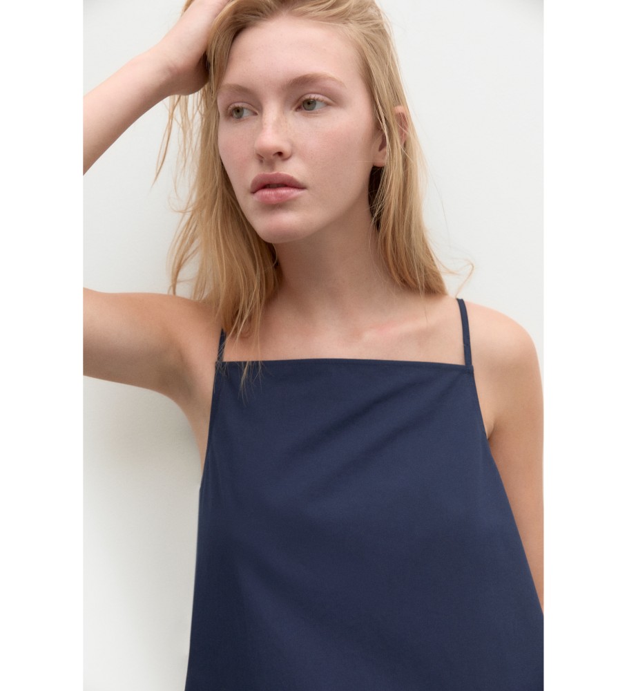 Vestido ECOALF Pearl azul marinho