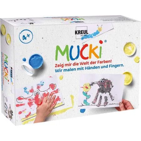 MUCKI FarbenSpielKiste Wir malen mit Händen und Fingern