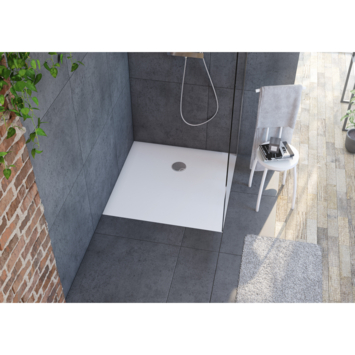 Allibert Douchebak Karbon 90x90 cm Wit