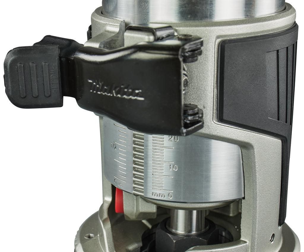 Makita RT001GZ15 Accu boven- en kantenfrees   geleiderail adapter XGT 40V Max Basic Body in Mbox