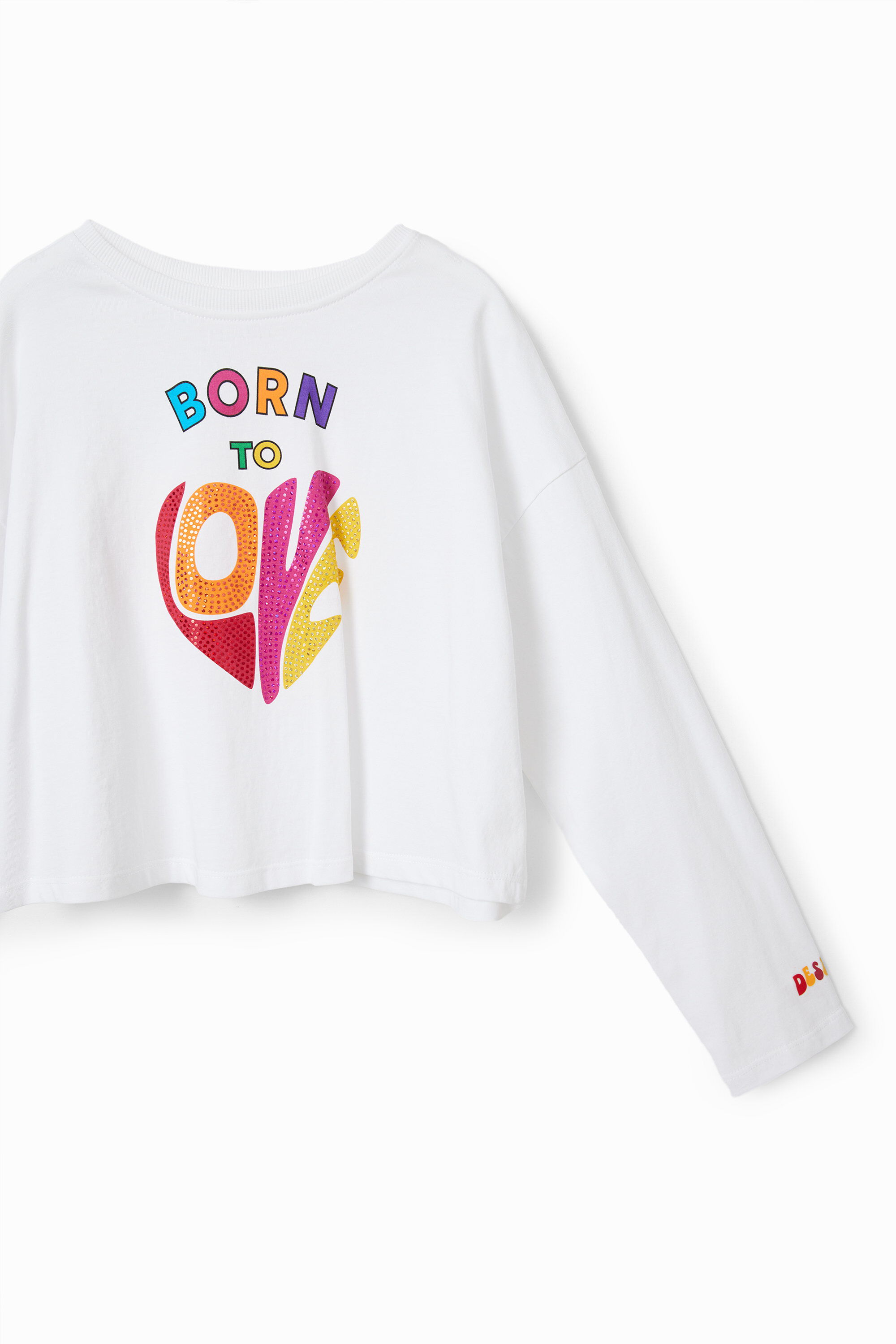 Camiseta cropped Love