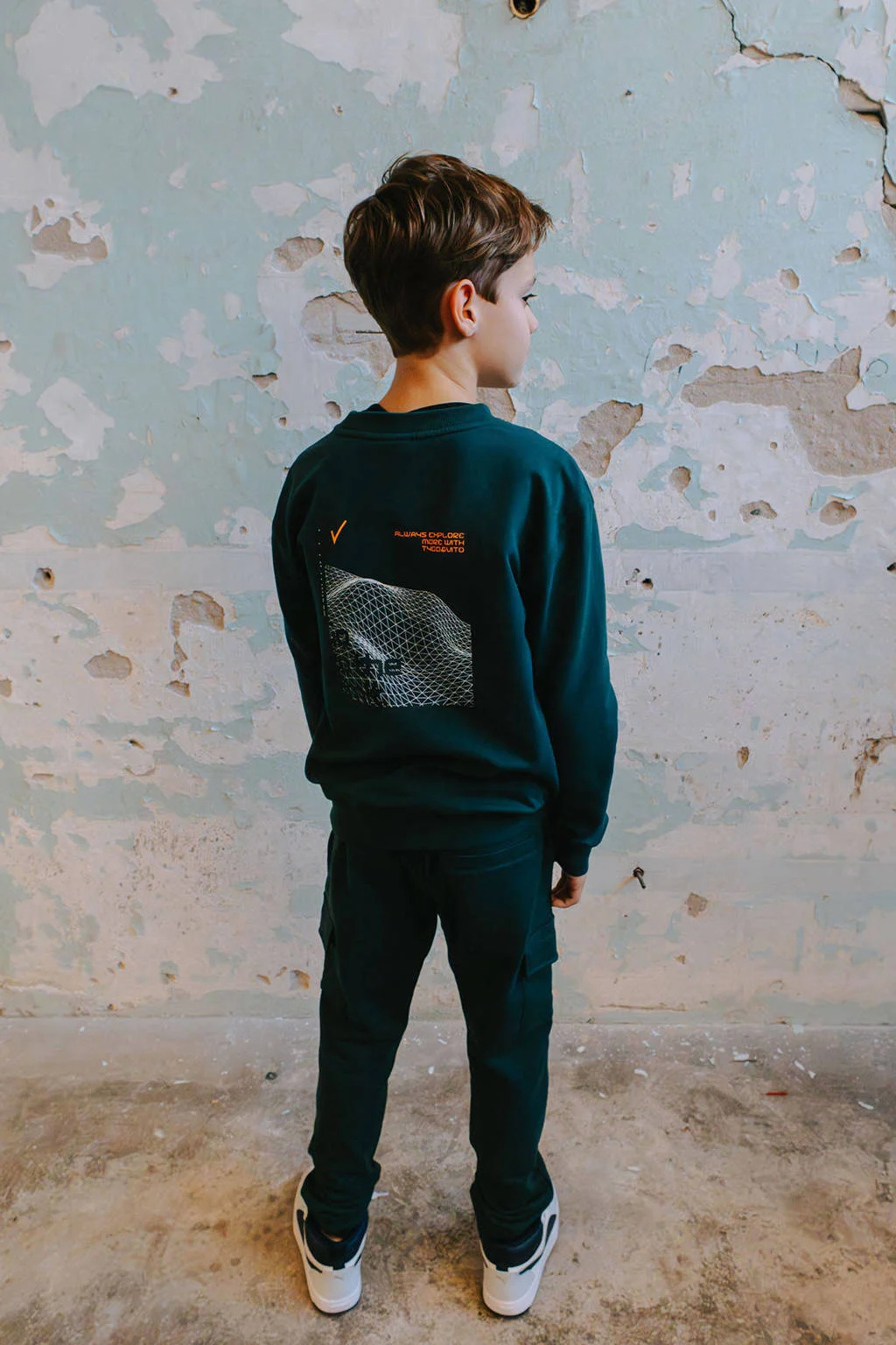 TYGO & vito NextGen sweater donkergroen