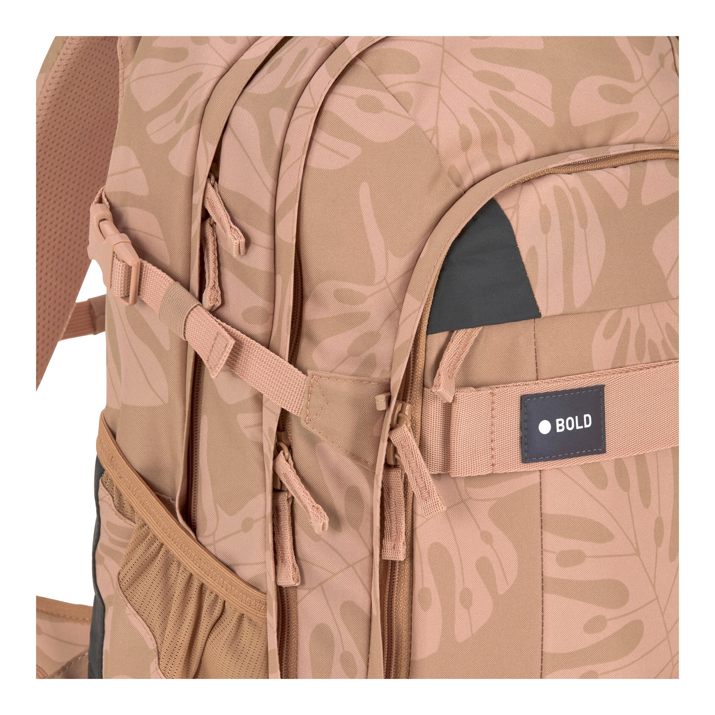 Lässig Schulrucksack BOLD Origin Leaves caramel