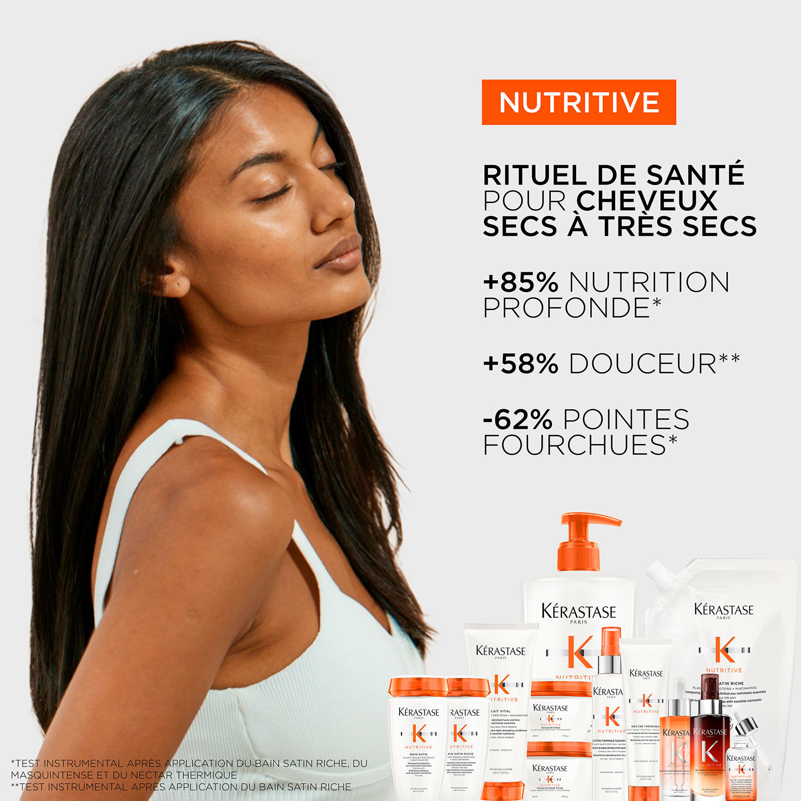 Bain satin riche Nutritive recharge 500 ml