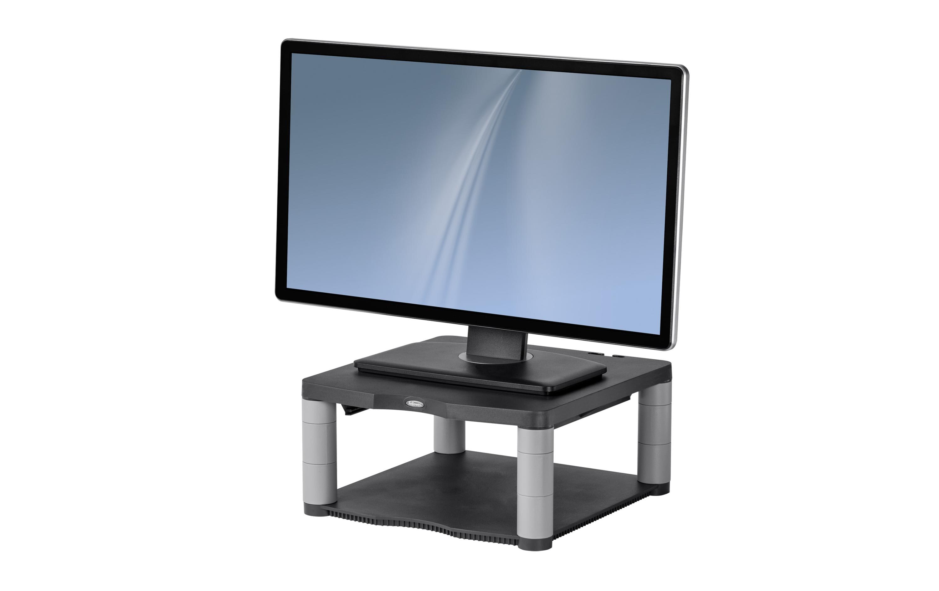 Monitor Erhöhung Premium Grau, SilberStandfuss zur Erhöhung der Monitore