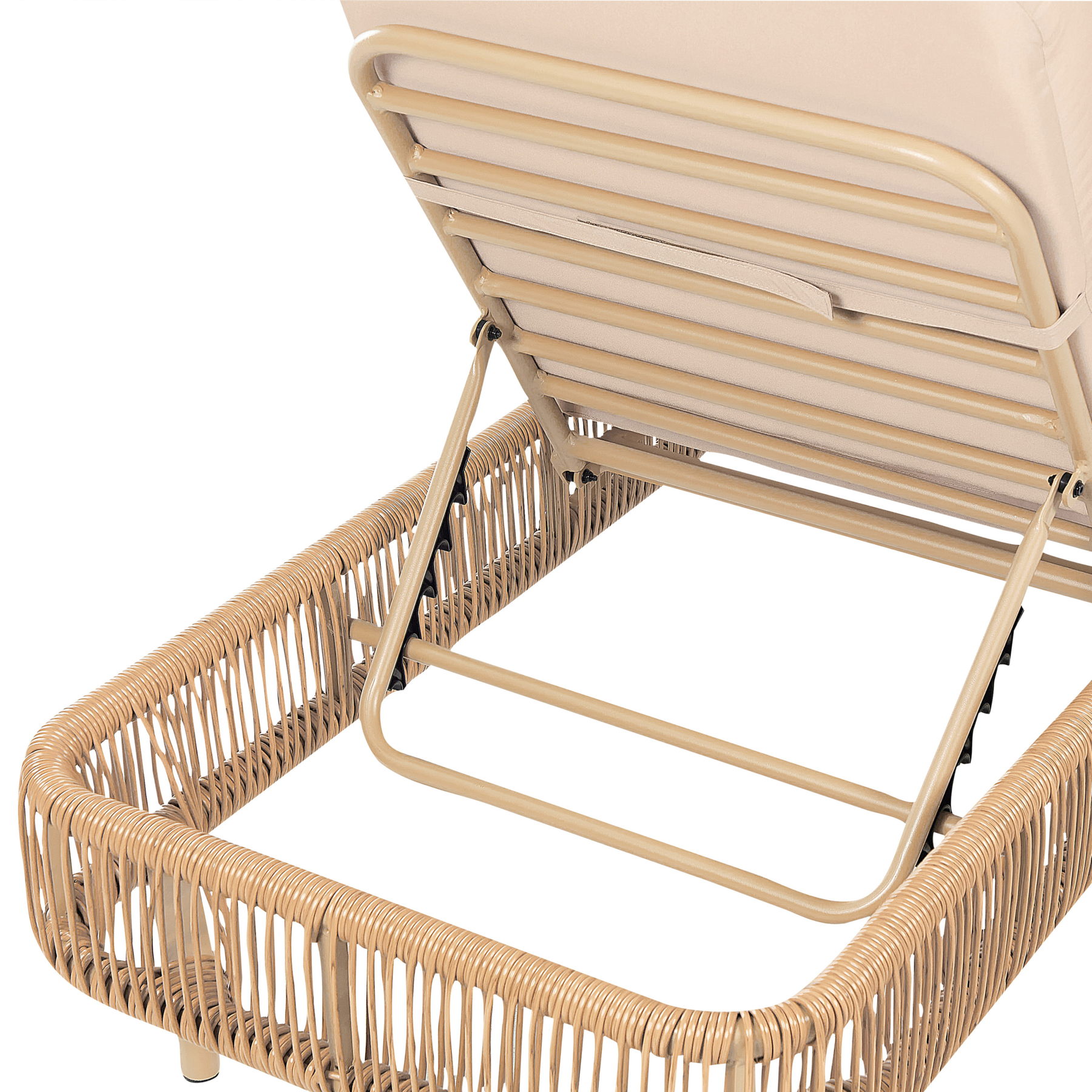 Beliani - OSINI - Ligstoel - Natuurlijk - Rotan