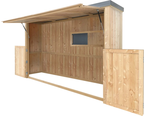 Grillhuis Konsta groot 337 x 95 cm naturel