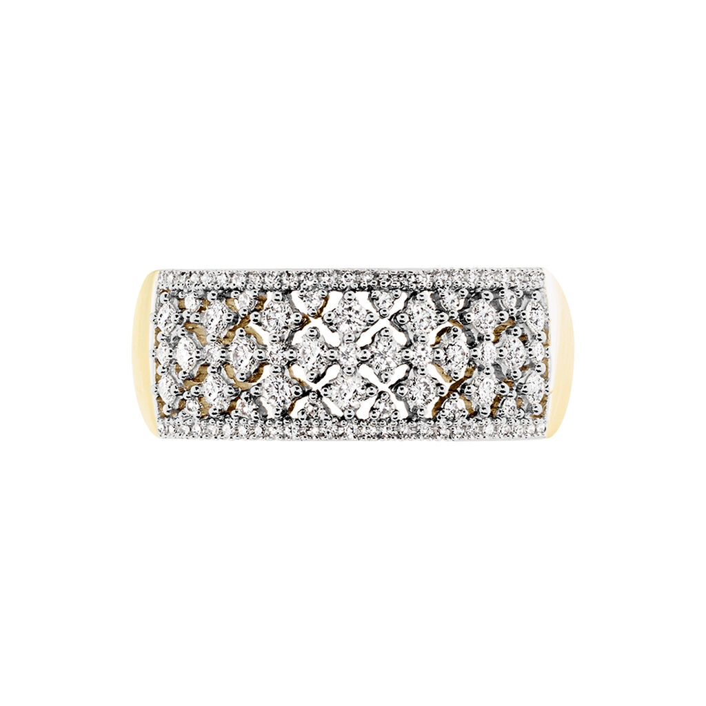 Bague Theolinne Or Jaune Diamant