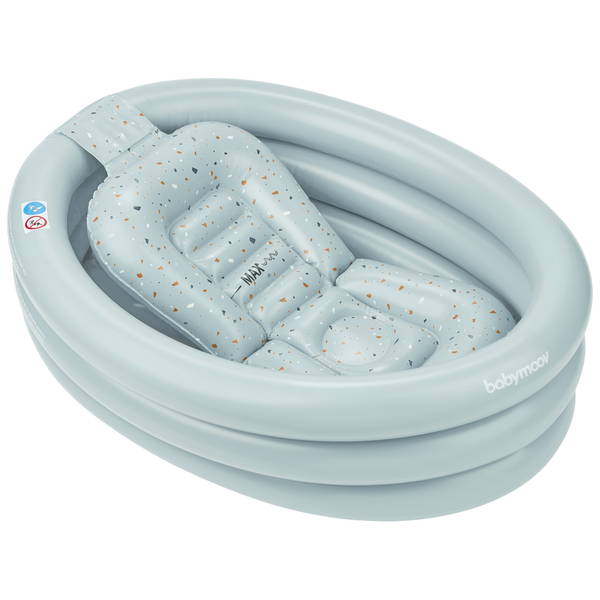 BabymoovBabymoov   Aufblasbare Badewanne inkl. Badesitz aqua dots