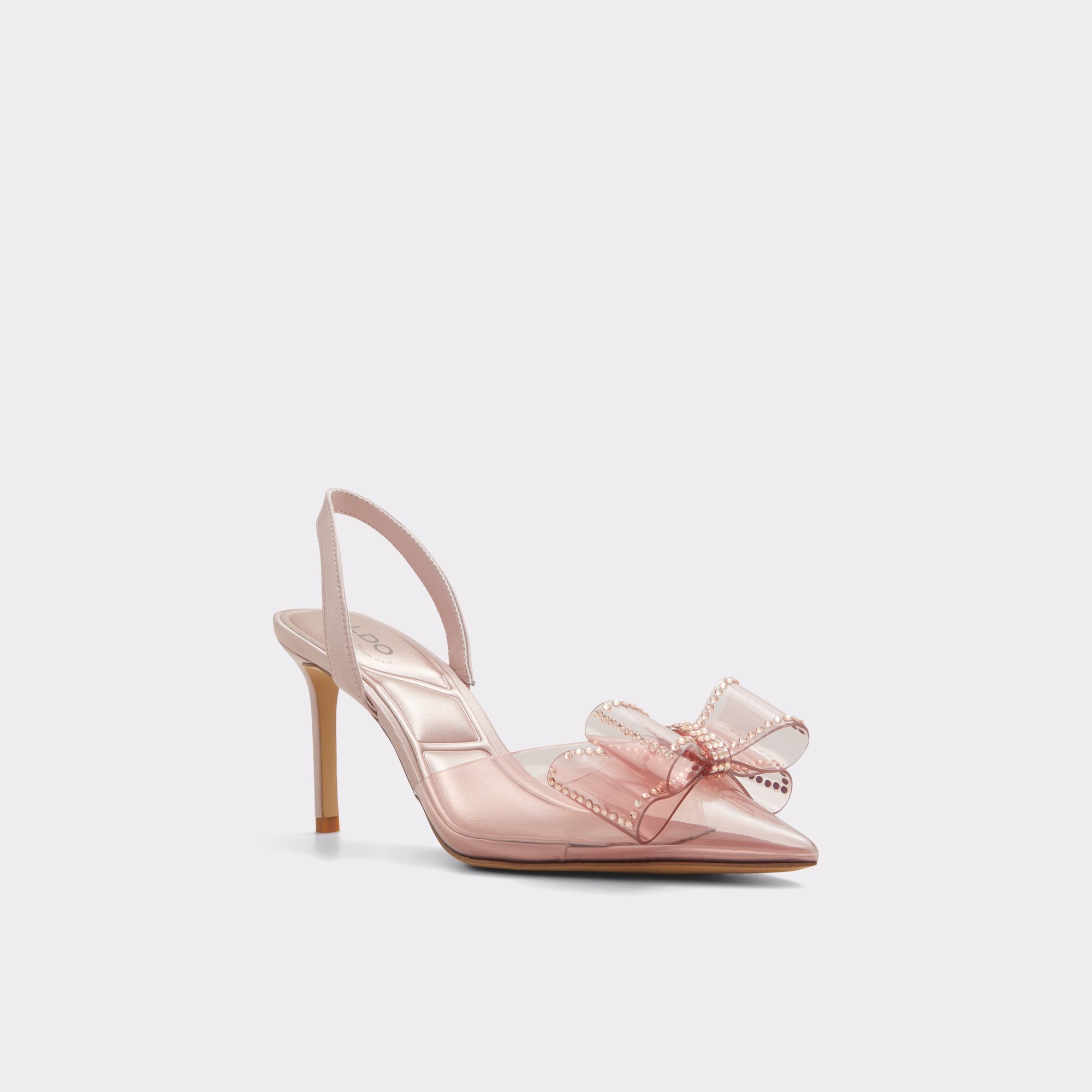 Berendra Pink Synthetic Mixed Material Women Heels