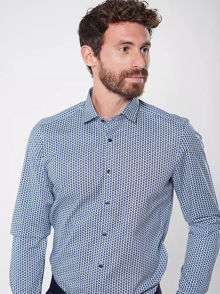 OLYMP LEVEL FIVE Hemd Body Fit blau