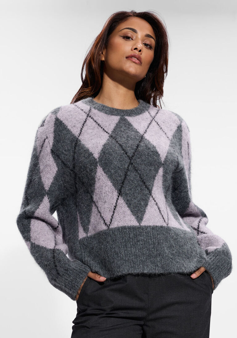 grijze herskind trui carter knit blouse