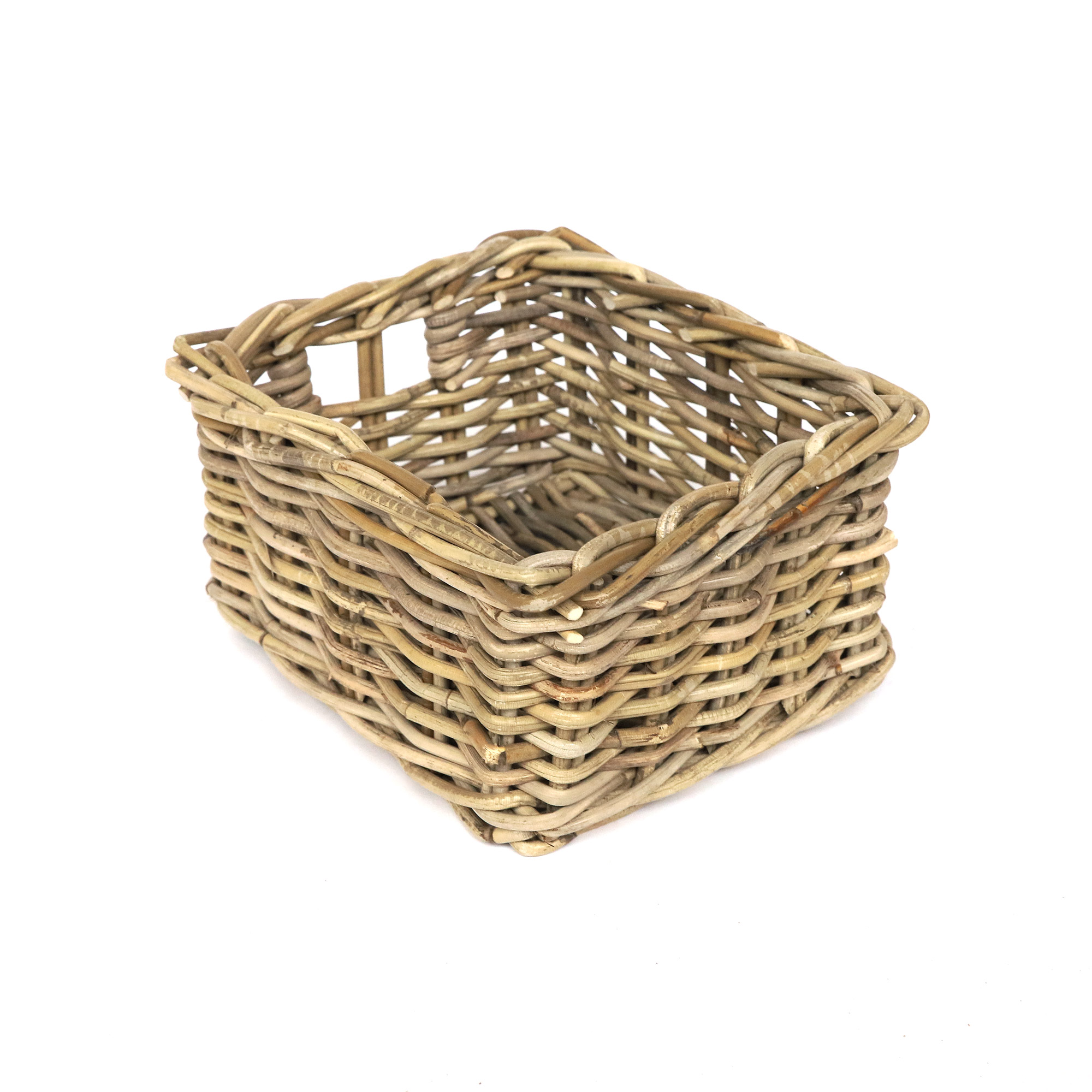 Rattankorb 3er-Set, natur, B 33 cm, L 37 cm, H 18 cm von fischer's lagerhaus