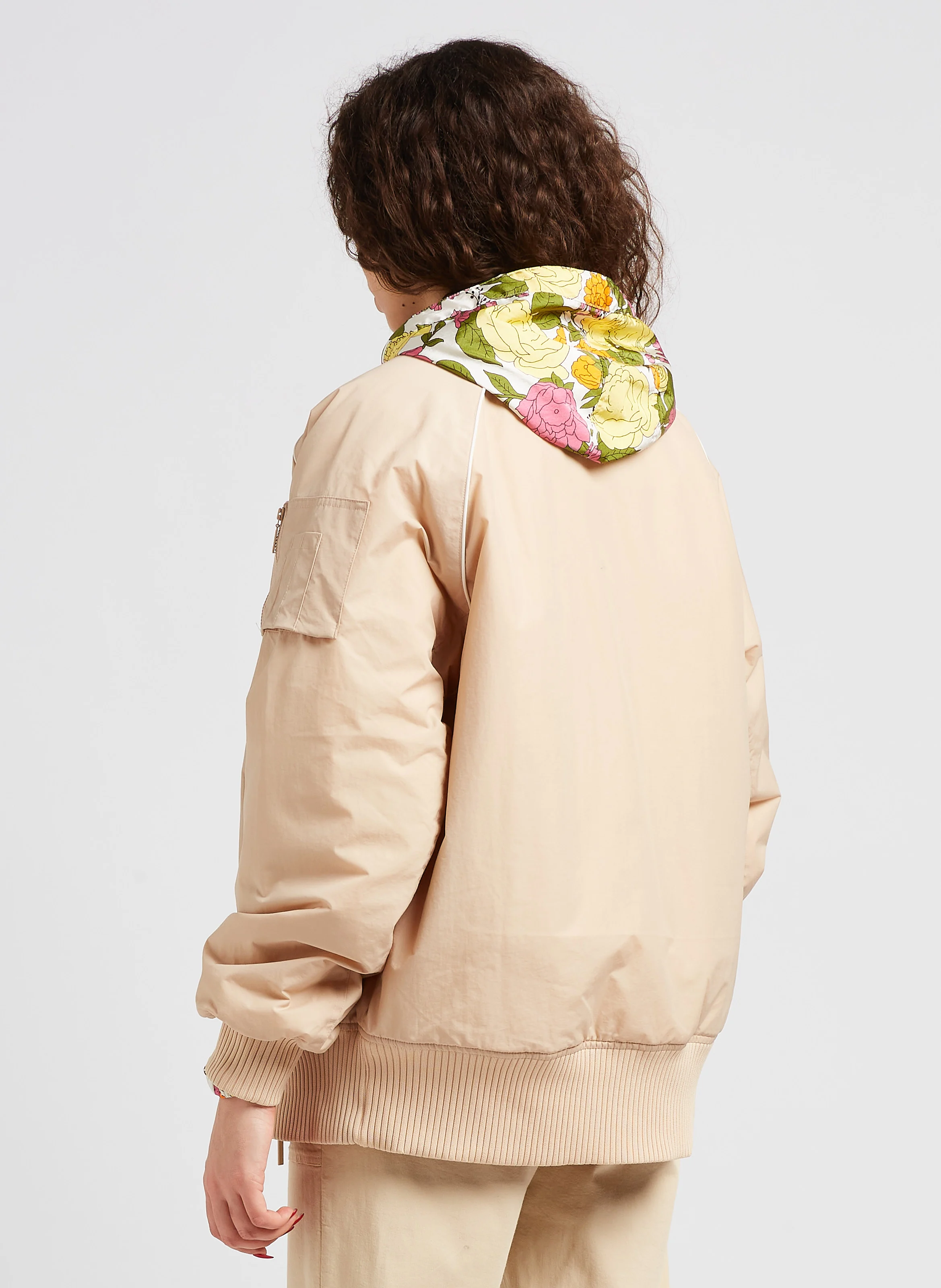 Bomber oversize| Beige