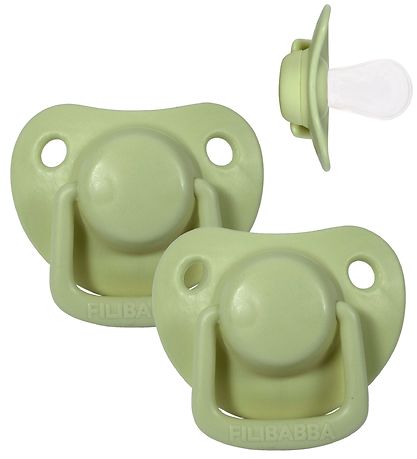Filibabba Schnuller - 2er-Pack Pack - 0-6 m - Pistazie