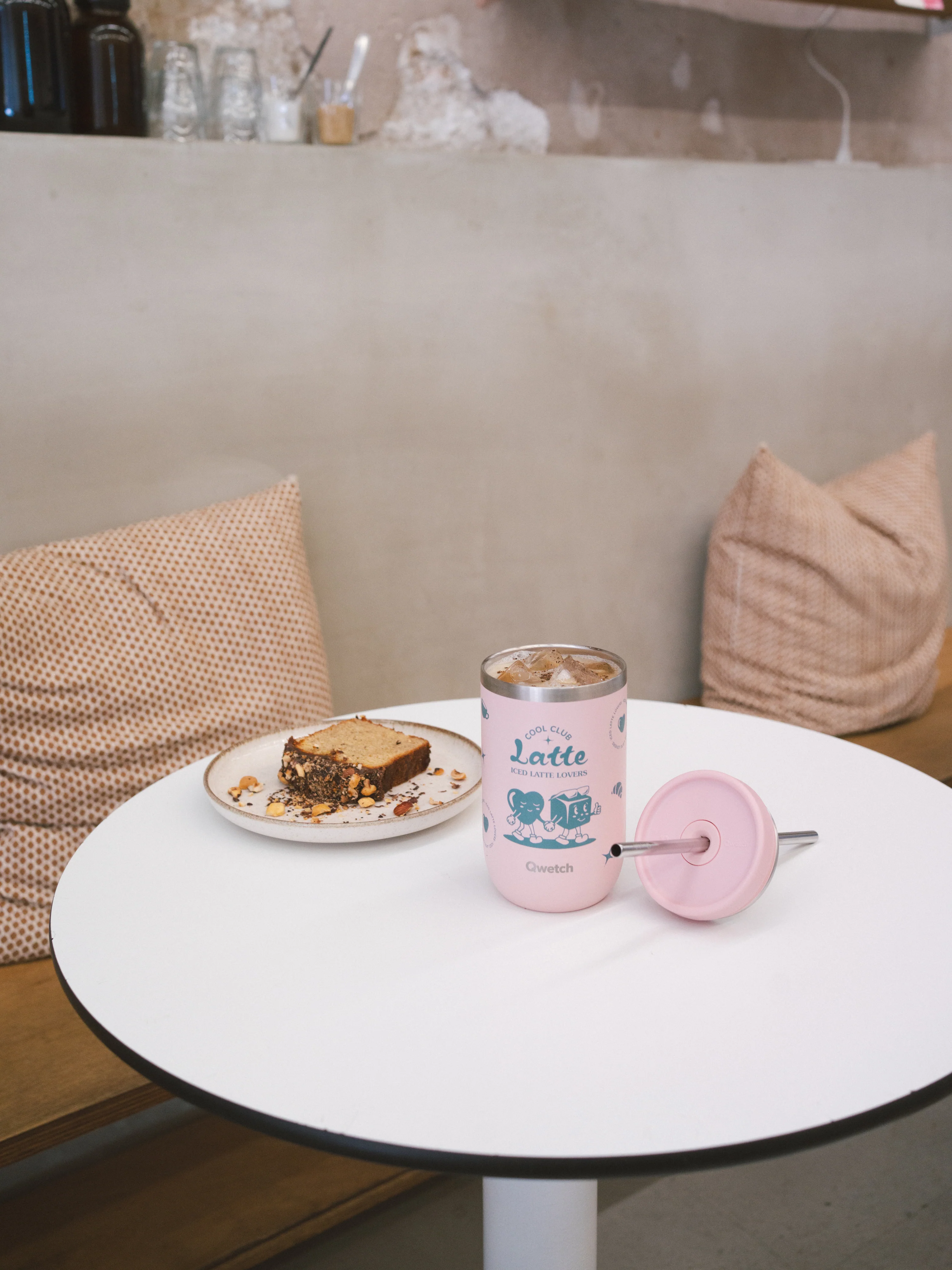 Cold Cup isotherme Cool Club Rose - Qwetch