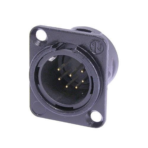 Neutrik NC7MDL 1 B XLR chassisdeel 7p male