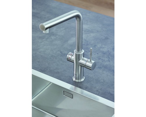 GROHE keukenkraan met filterfunctie en kokend heet water GROHE RED supersteel mat 30327DC1