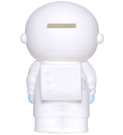 A Little Lovely Company Sparegris - Astronaut - Hvid/Bl?