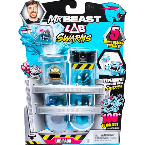 Beast Lab laboratorie figurer 5-pak