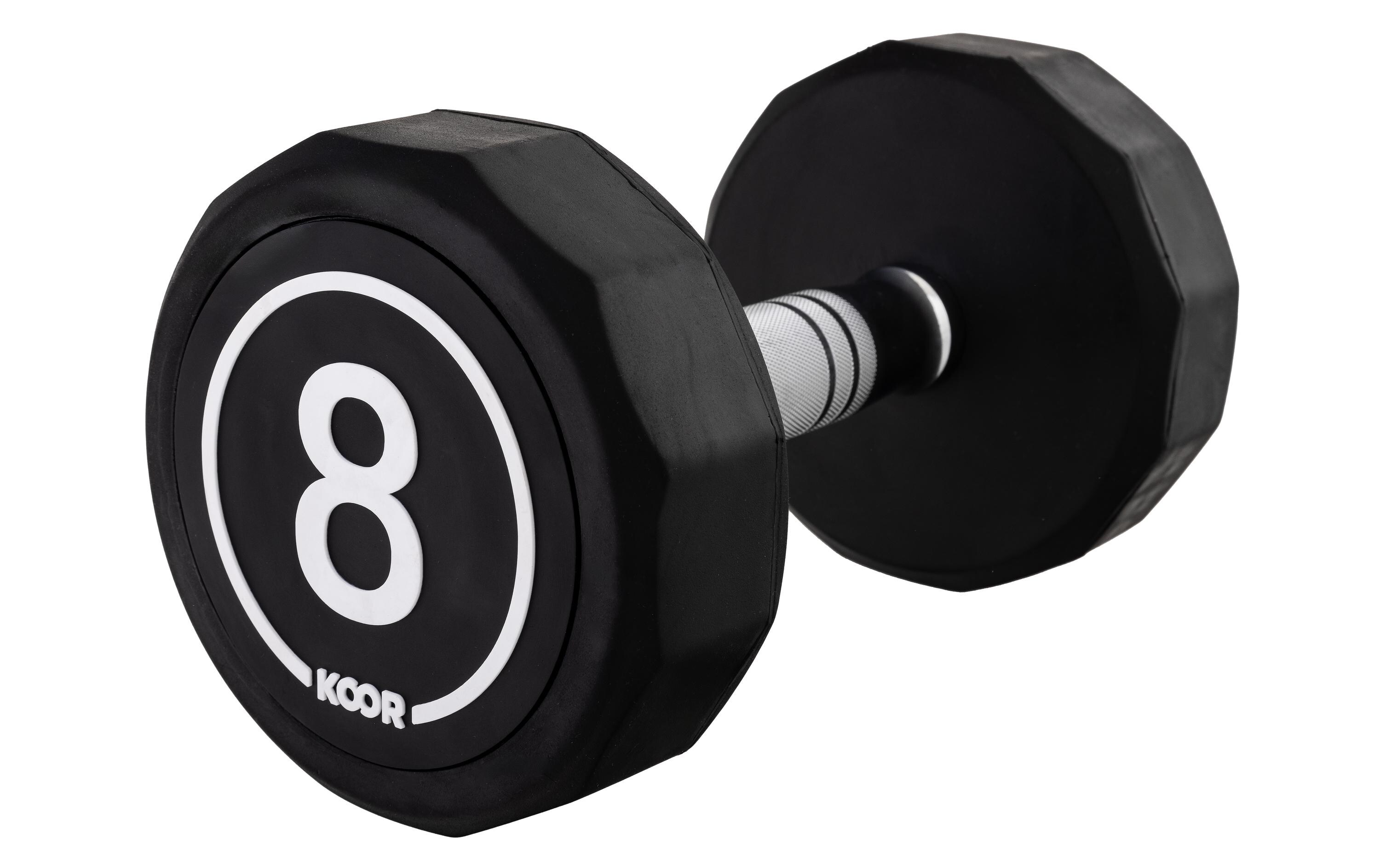 Kurzhantel 8 kg, SchwarzDumbbell für Krafttraining