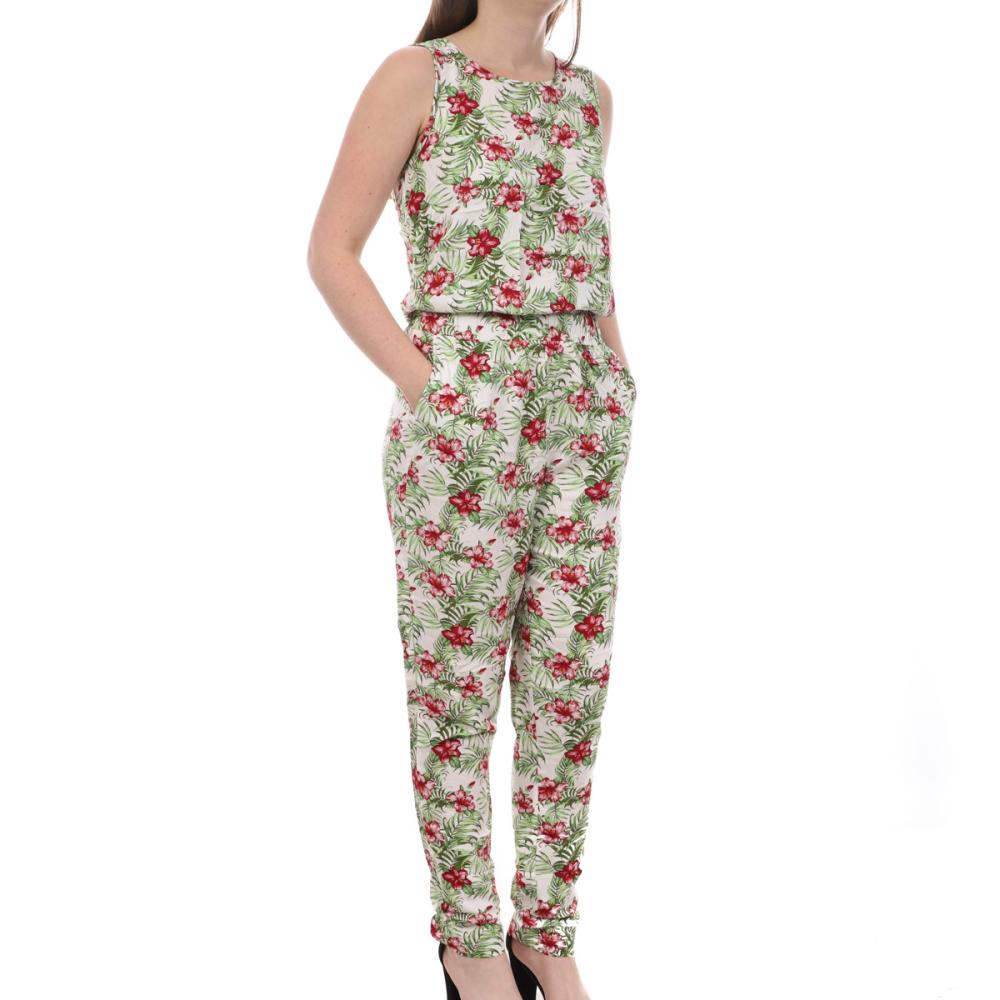 Vero Moda Combinaison Blanche/Fleurs Femme Vero Moda Easy