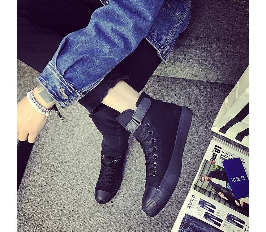 Solejoy - Canvas High-Top Sneakers