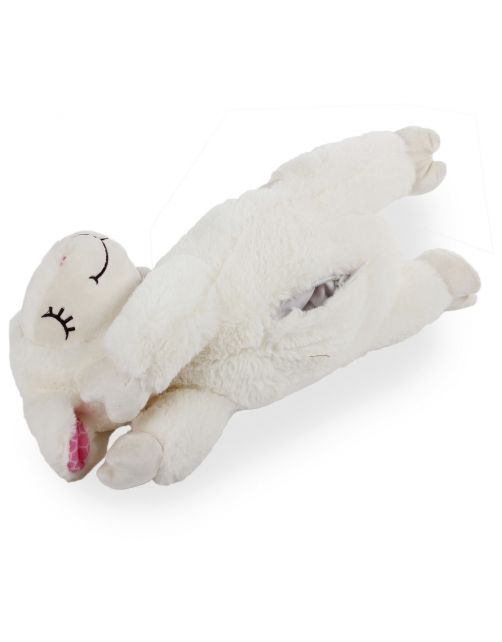 All For Paws Little Buddy Heart Beat Sheep - Hondenspeelgoed - 44x38x14 cm Wit