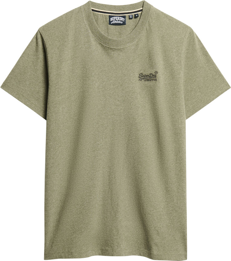 Superdry VINTAGE LOGO EMB TEE Ash olive marl
